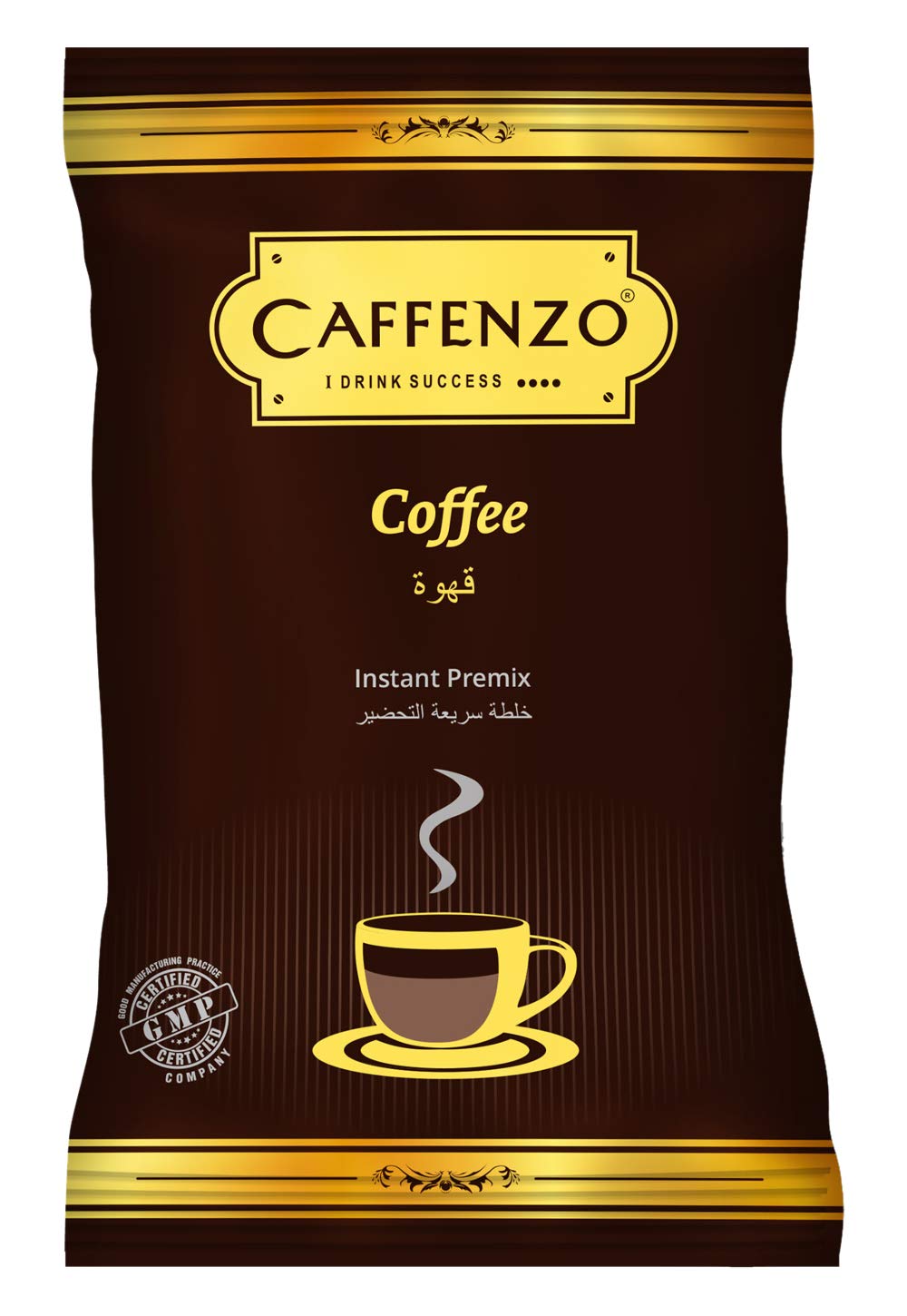 Caffenzo Coffee Premix - 1Kg | 3 in 1 Coffee | Makes 80-100 Cups