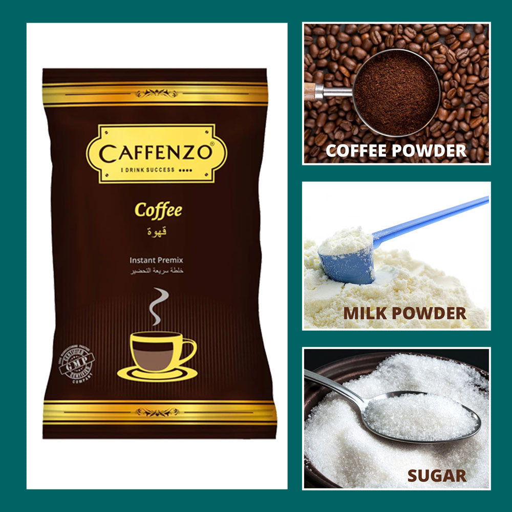 Showing features of caffenzo coffee