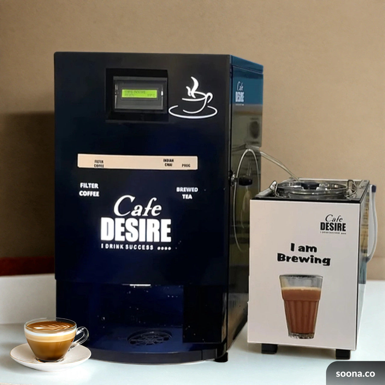 Automatic Formula Chai and Coffee Vending Machine | Made with Fresh Milk